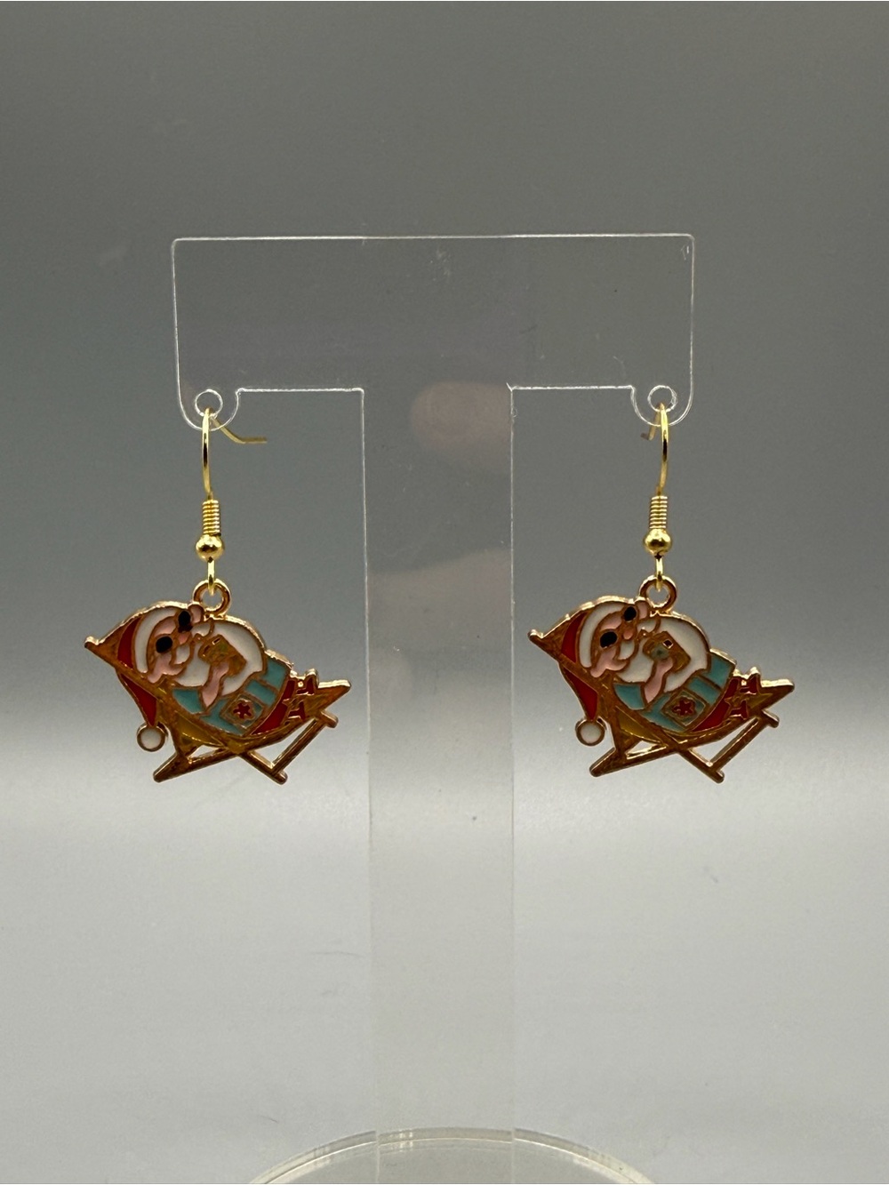 Christmas in July Earrings - Handmade #E0540C